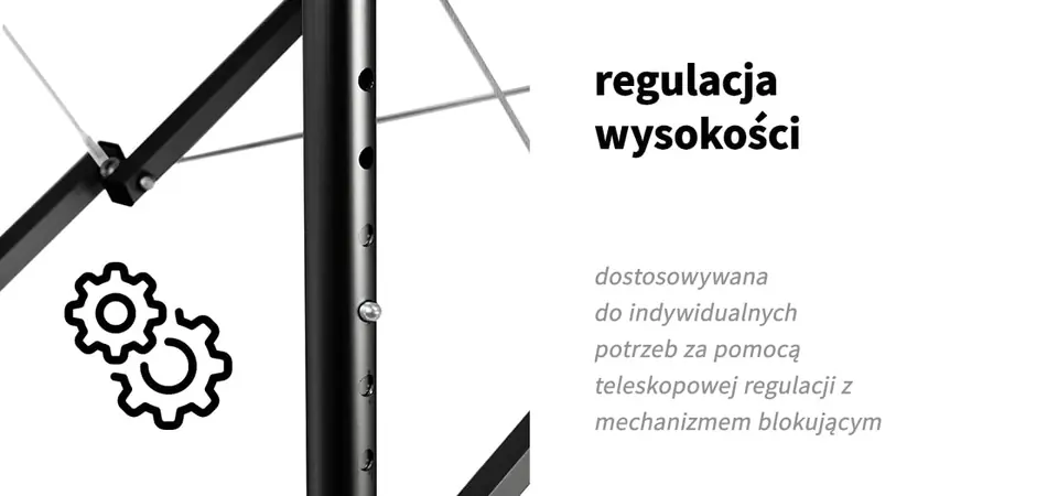 Stół składany do masażu aluminiowy komfort Activ Fizjo 2 segmentowe róż czarne aluminium