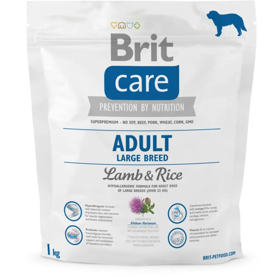 Brit care lamb outlet and rice large breed