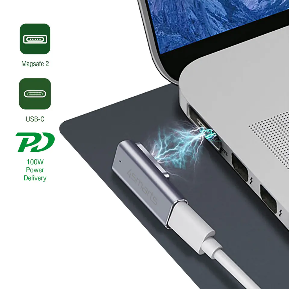 4smarts Adapter USB-C PD 100W Magsafe 2540466