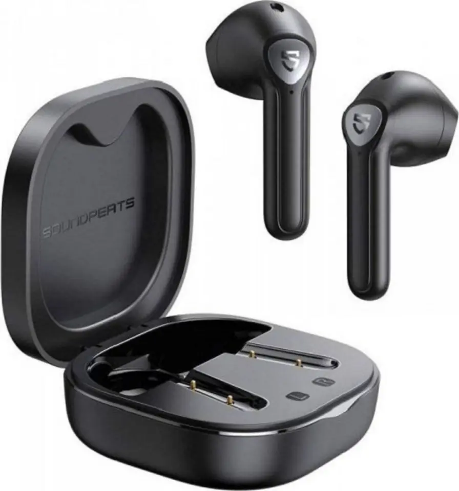 Soundpeats TrueAir 2 headphones black Wasserman.eu