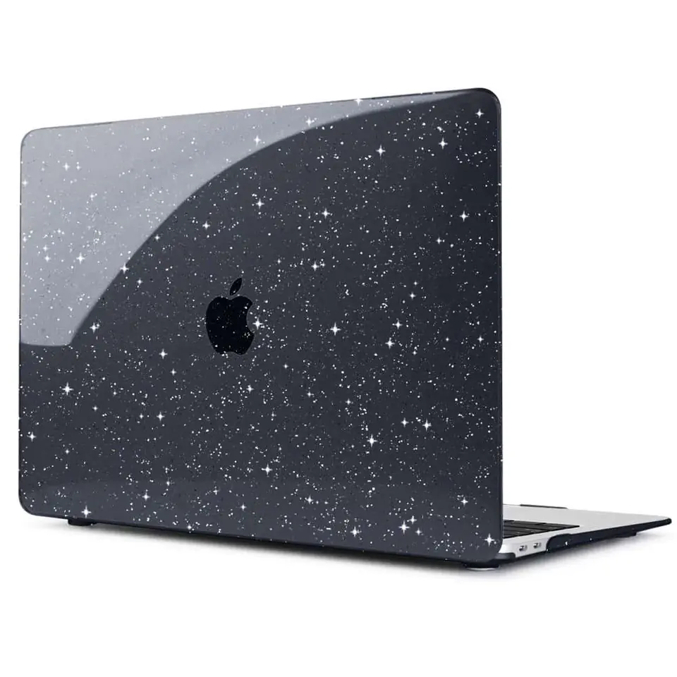 Silver Glitter MacBook Case