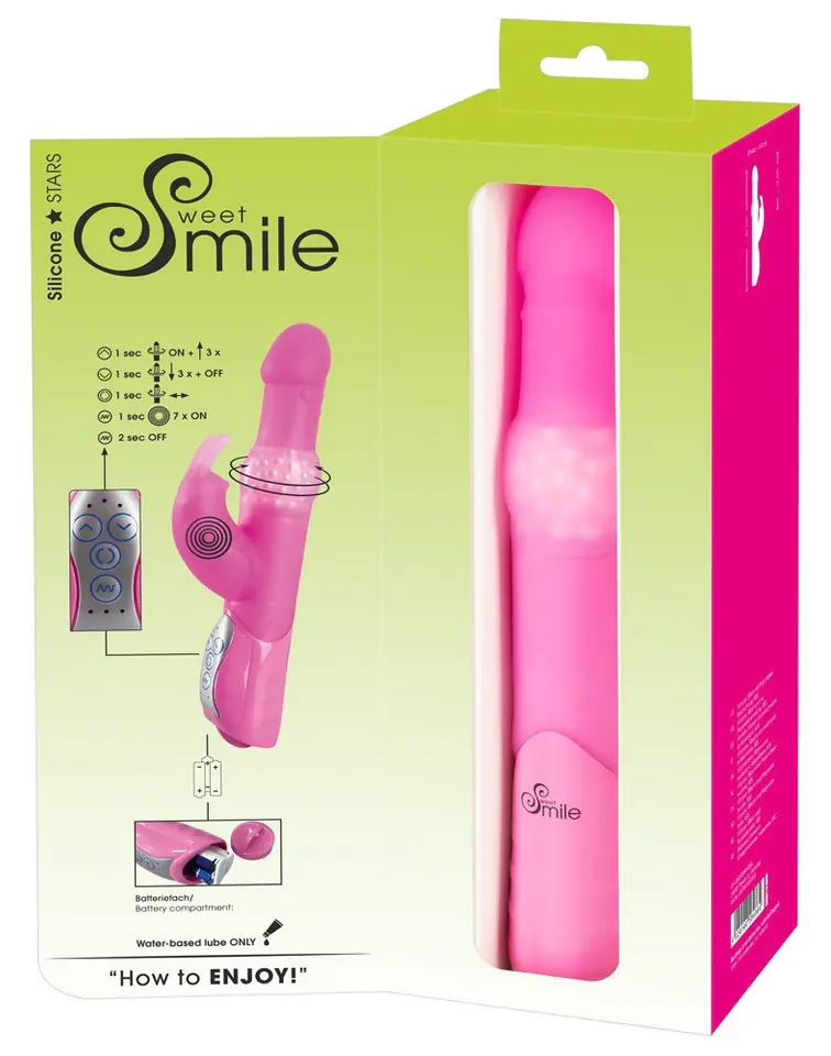 Smile Pearl Rabbit pink Vibrator