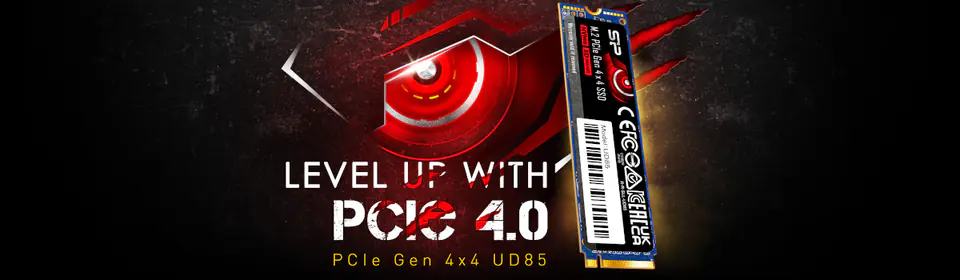 Dysk SSD Silicon Power UD85 500GB M.2 PCIe NVMe Gen4x4 NVMe 1.4 3600/2400 MB/s
