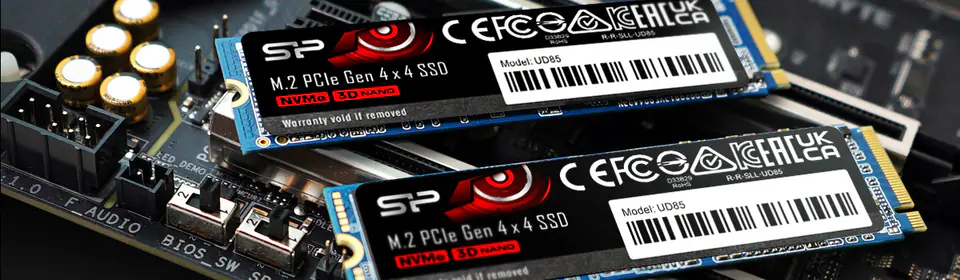 Dysk SSD Silicon Power UD85 500GB M.2 PCIe NVMe Gen4x4 NVMe 1.4 3600/2400 MB/s