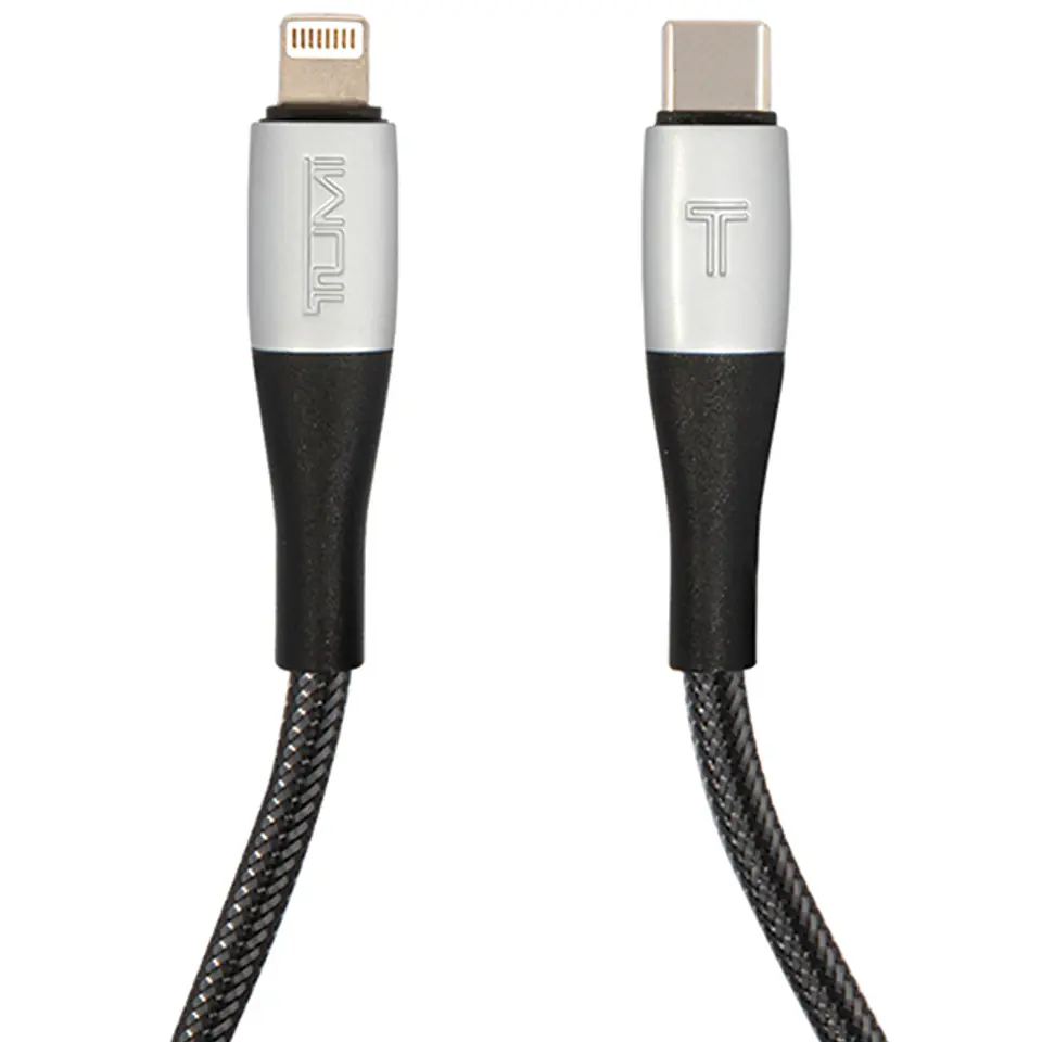 TUMI TUCCSMFI kabel USB-C - Lightning1.5m Fast Charging czarny/black