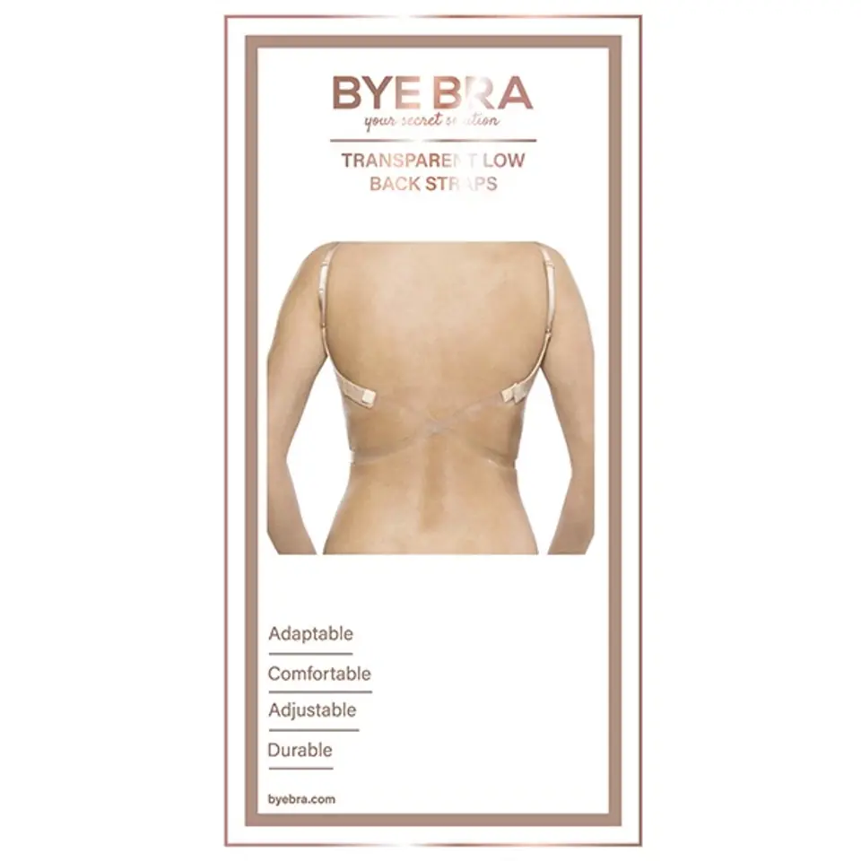 Bye Bra Transparent Low Back Straps – Envie