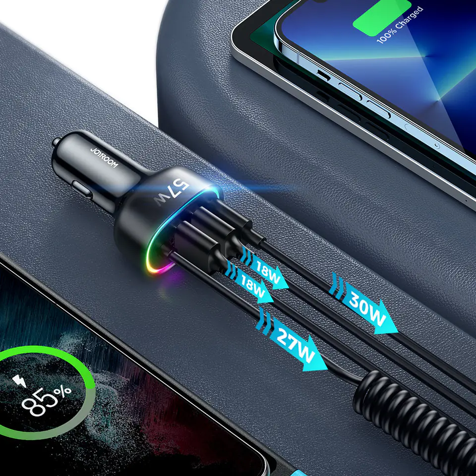57W USB-C Car Charger