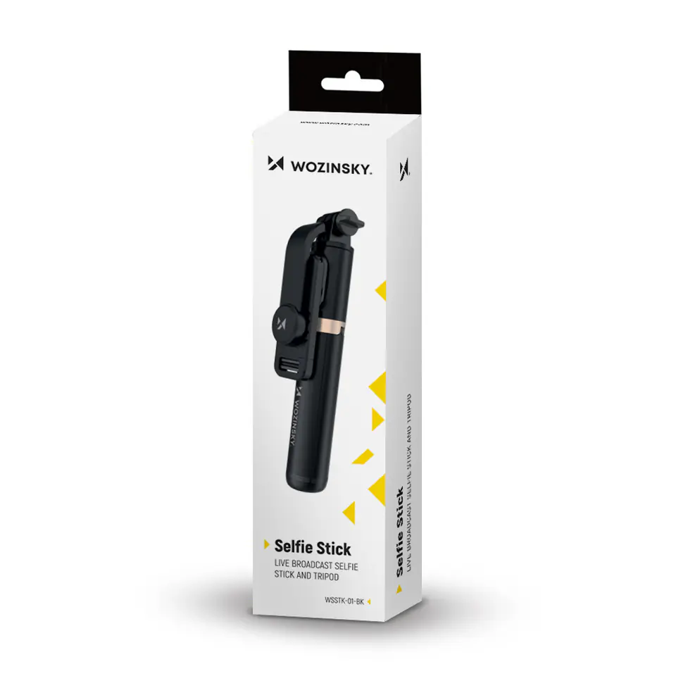 Opakowanie selfie sticka Bluetooth Wozinsky WSSTK-01-BK