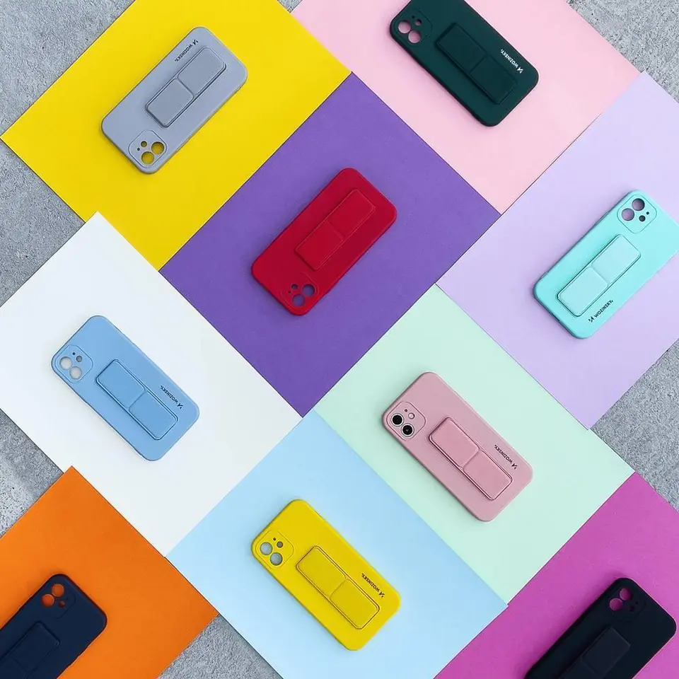 Silikonowe etui z podstawką Wozinsky Kickstand Case występuje w wielu kolorach