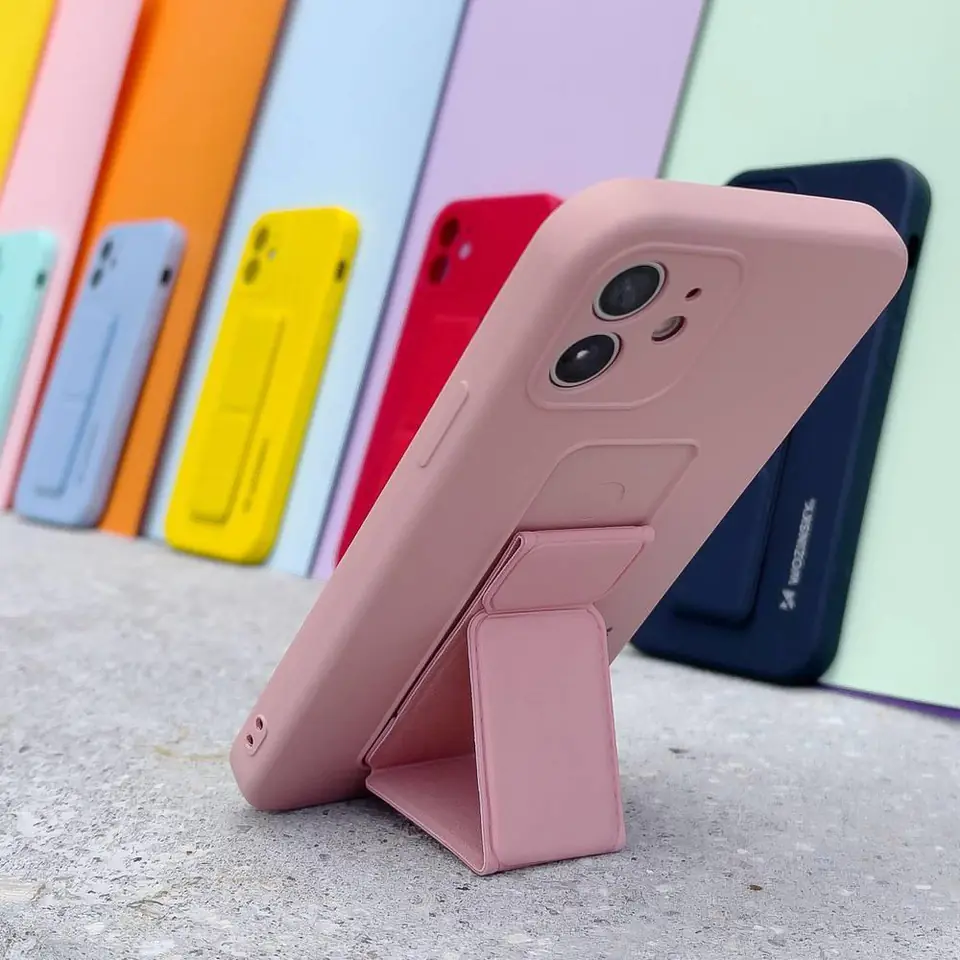 Eleganckie etui z funkcją podstawki Wozinsky Kickstand Case - silikonowe