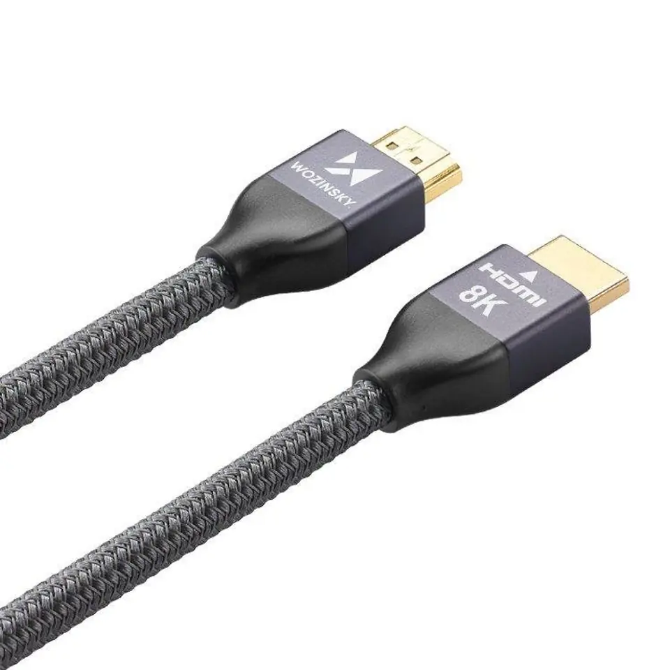 Kabel HDMI 2.1 Wozinsky - detale wtyczek