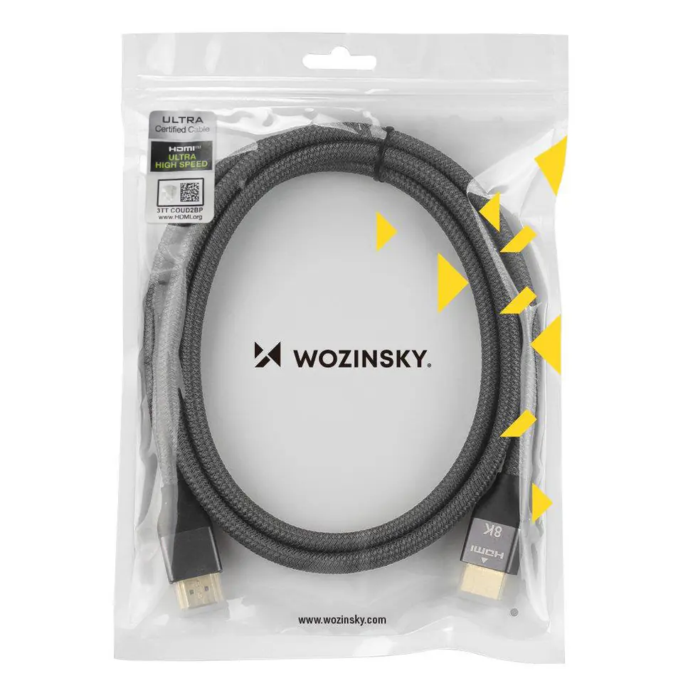 Kabel HDMI 2.1 Wozinsky - opakowanie