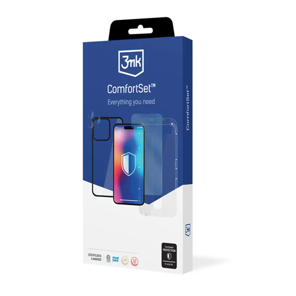 3MK Comfort Set 4in1 iPhone 12 6.1"Zestaw akcesoriów ochronnych 4w1