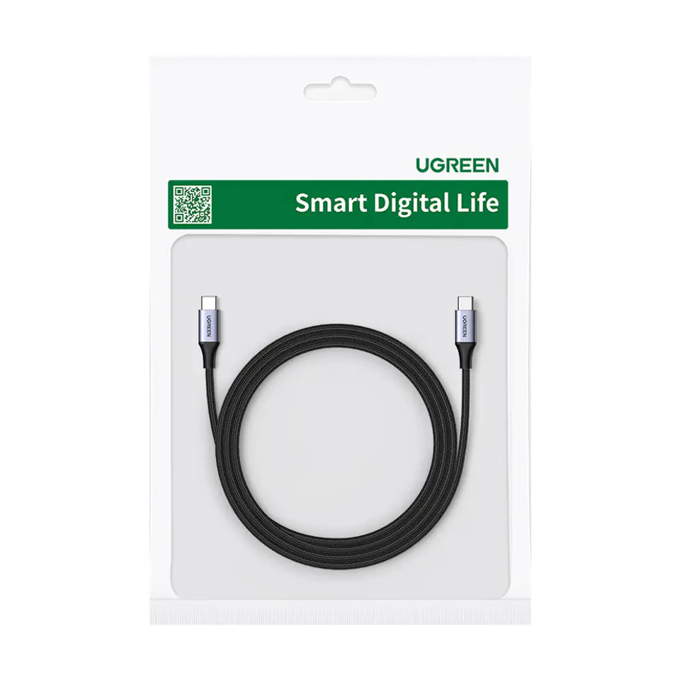 USB-C to USB-C Cable ugreen US535, 240W, 2m Black