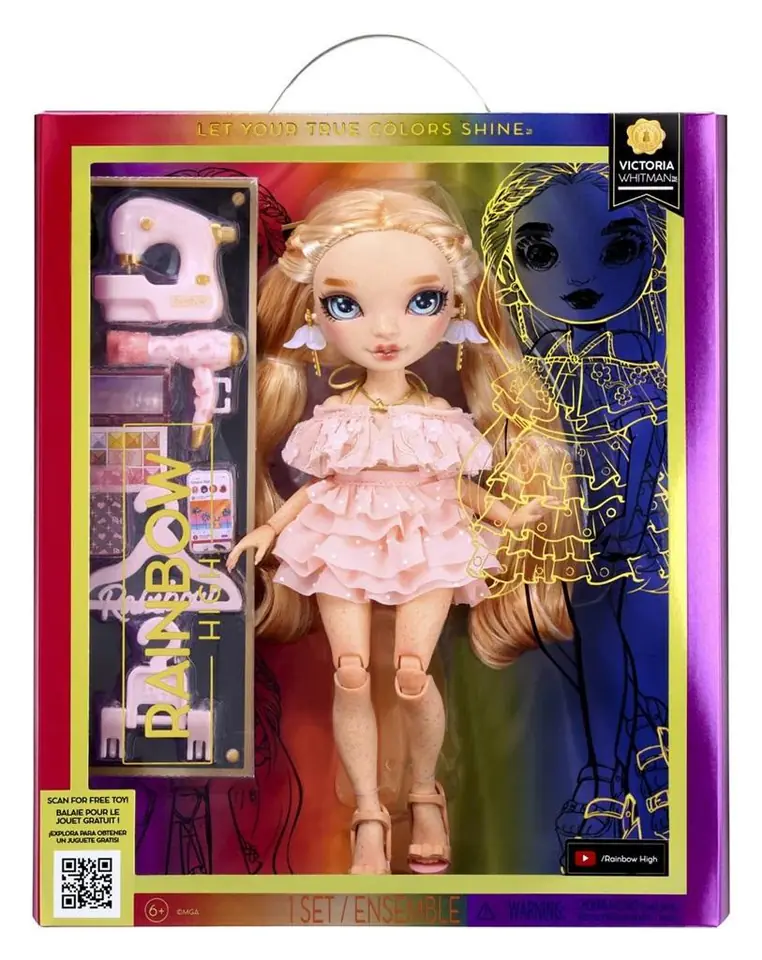 Rainbow High Light Pink Fashion Doll - Victoria Whitman