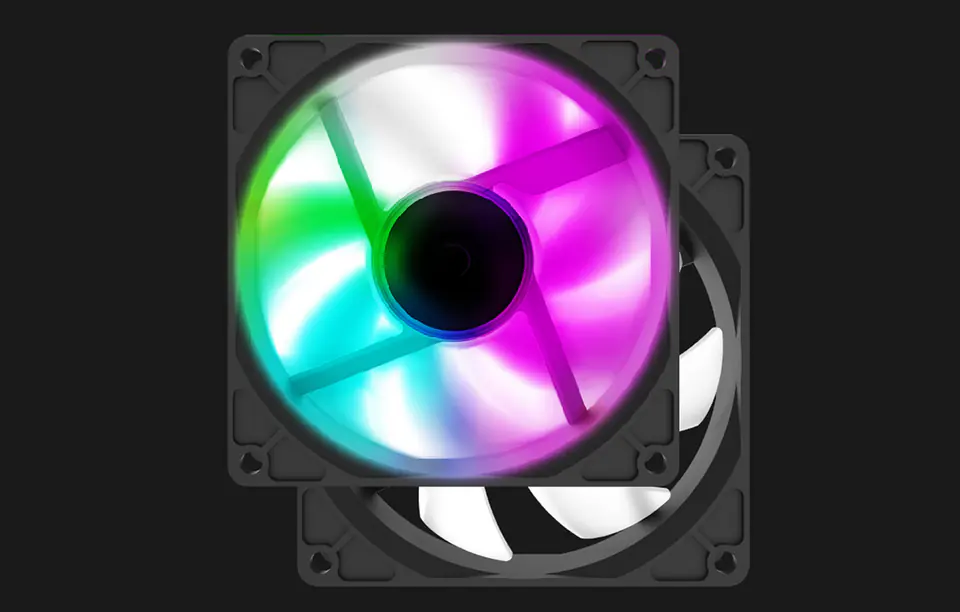 Chłodzenie aktywne do procesora Darkflash L6 LED (radiator + wentylator 90x90)