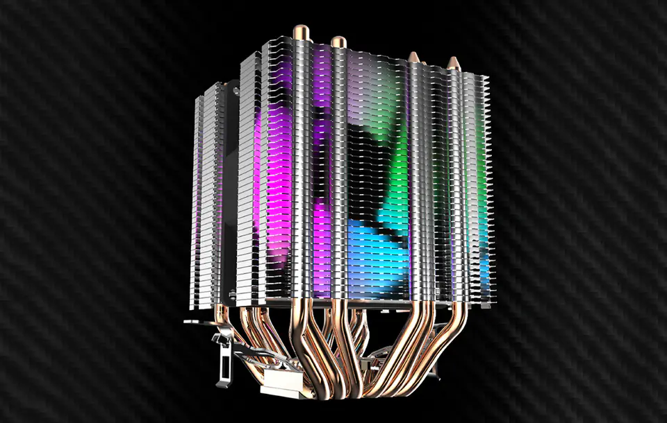 Chłodzenie aktywne do procesora Darkflash L6 LED (radiator + wentylator 90x90)