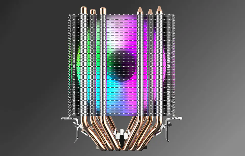 Chłodzenie aktywne do procesora Darkflash L6 LED (radiator + wentylator 90x90)