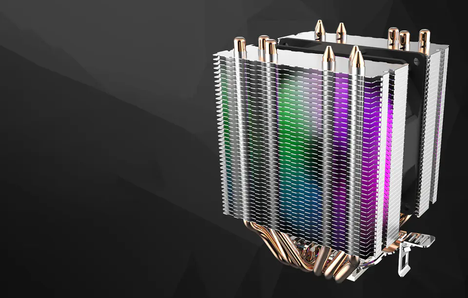 Chłodzenie aktywne do procesora Darkflash L6 LED (radiator + wentylator 90x90)