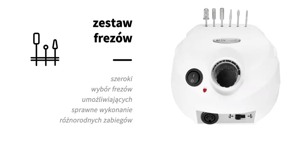 Activ Power frezarka J202 65W biała