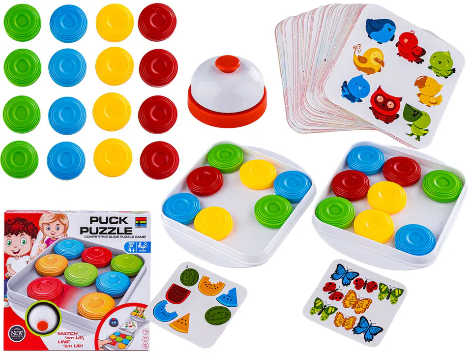 Puck Puzzle - Jogo de Mesa de Cores - Ludolica