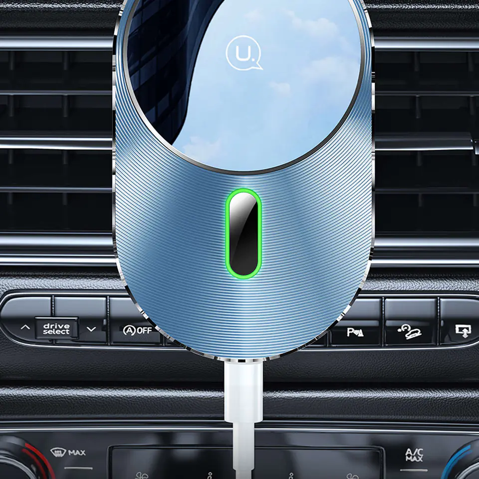 USAMS Magnetic Car Wireless Charging 15W Inductive Holder for Vent