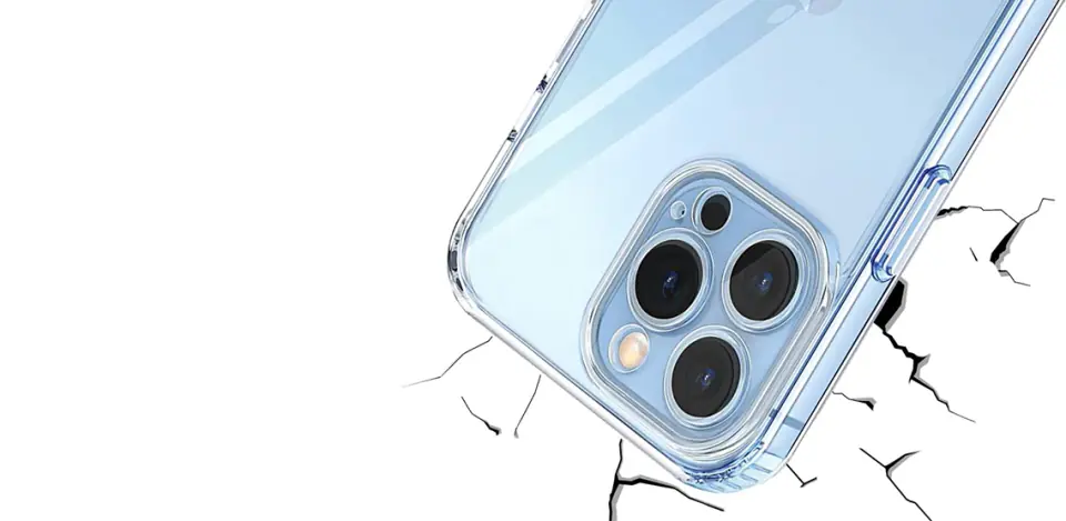 Etui pancerne obudowa Alogy Hybrid Case z osłoną na aparat do Apple iPhone 12 Pro Przezroczyste