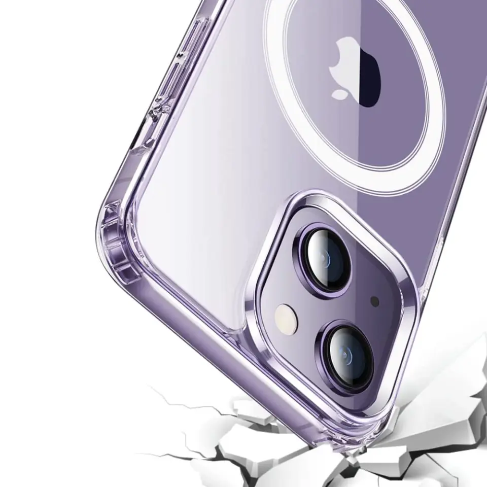 Etui do MagSafe Ultra Slim Mag Alogy do Qi do Apple iPhone 14 Plus Przezroczyste