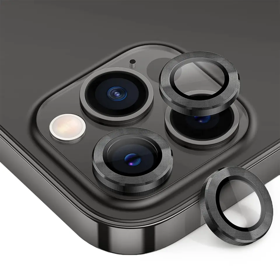 Nakładki ochronne Alogy Metal Lens szkło na obiektyw do Apple iPhone 13 Pro/ 13 Pro Max Blue