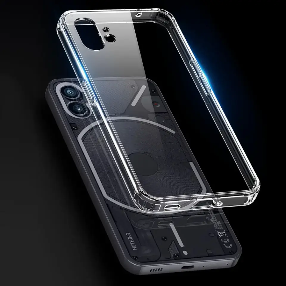 Etui ochronne obudowa pokrowiec Alogy Hybrid Clear Case do Nothing Phone 1 Przezroczyste