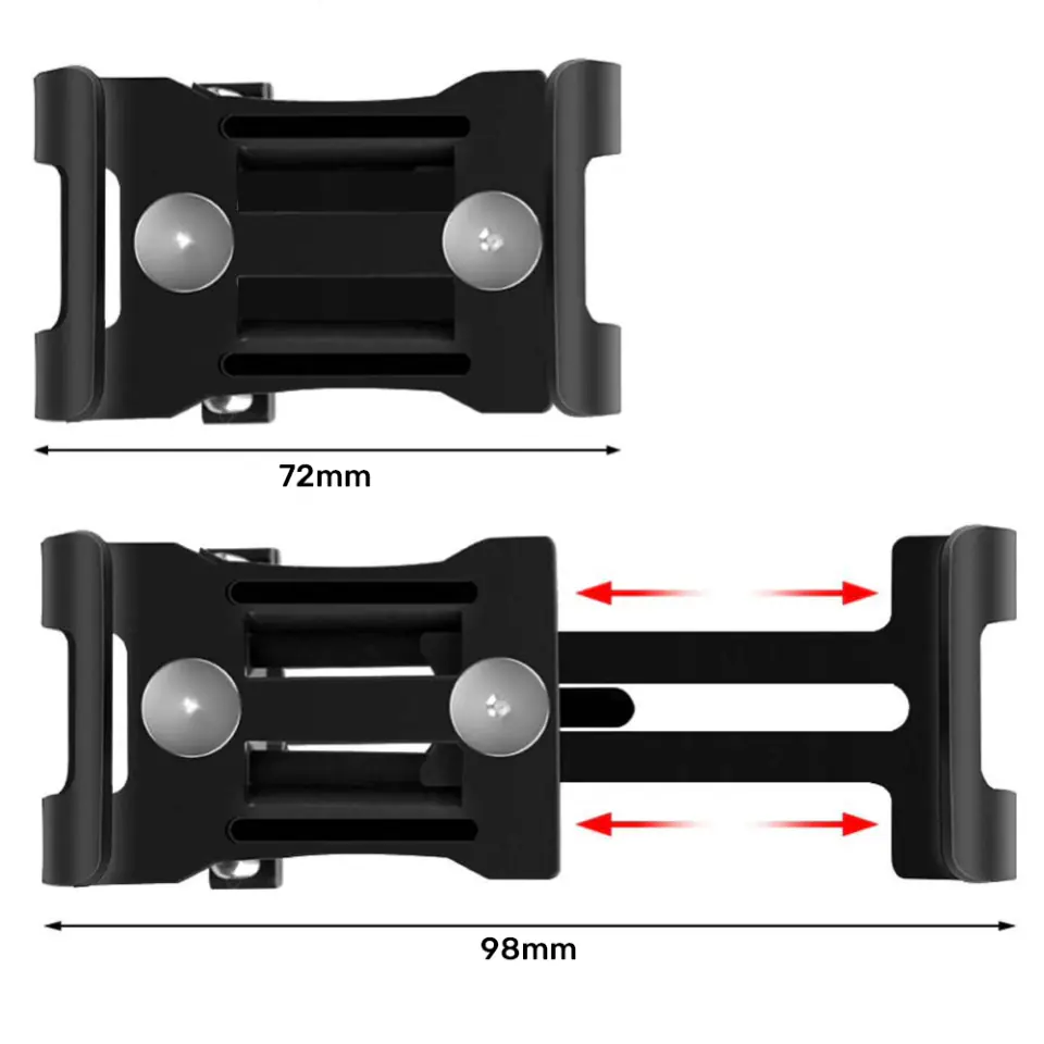 Uchwyt rowerowy Alogy Metal Bike Holder do telefonu na kierownicę na rower motor hulajnoga Czarny