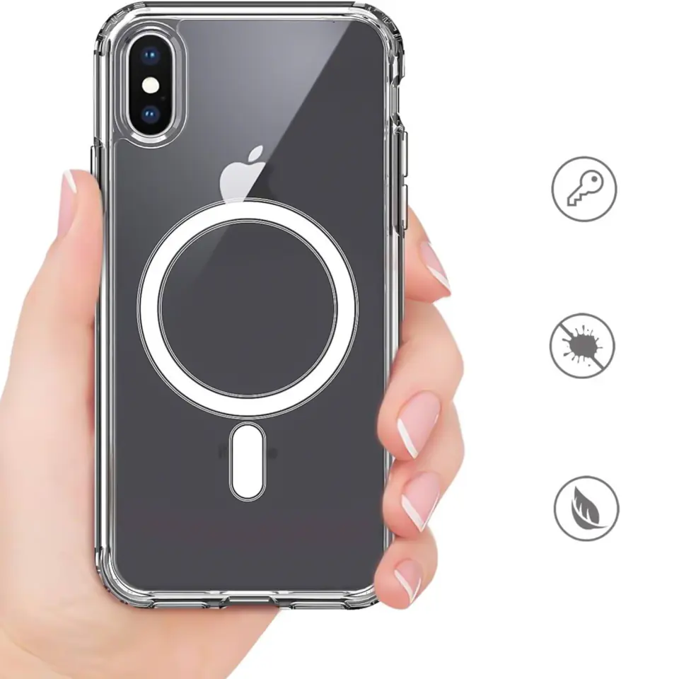 Etui ochronne na telefon Alogy MagSafe Clear Case do Apple iPhone X / XS Przezroczyste