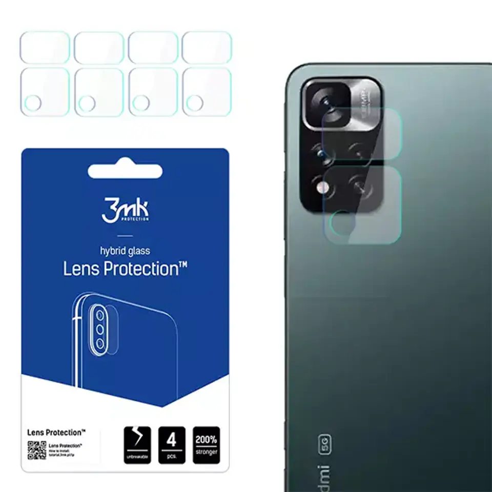 Szkło x4 na kamerę obiektyw 3mk Lens Protection do Samsung Galaxy Note 10+ Plus