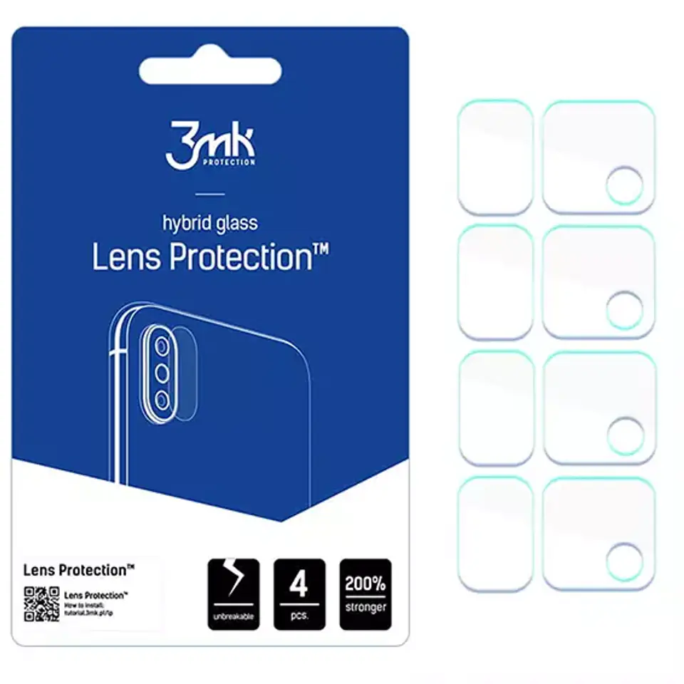 Szkło x4 na kamerę obiektyw 3mk Lens Protection do Samsung Galaxy Note 10+ Plus