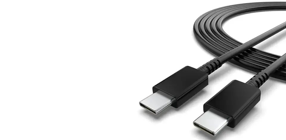 Kabel przewód USB-C do USB-C Type C Fast Charger Quick  PD 1m Czarny