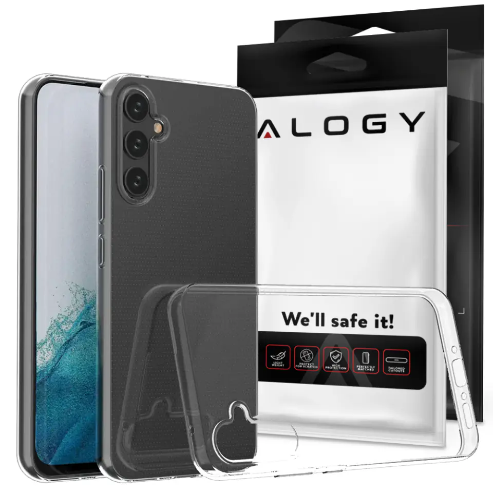Etui silikonowe Alogy obudowa case do Samsung Galaxy A34 przezroczyste