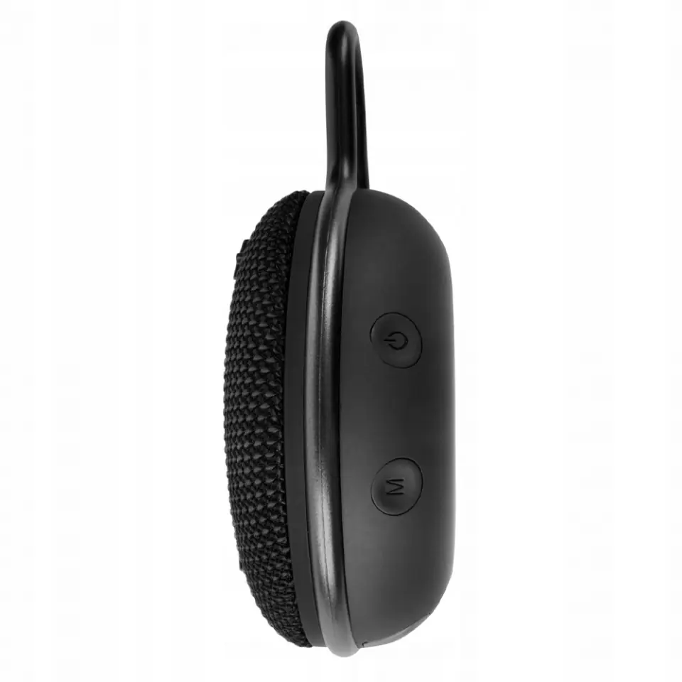 Głośnik bezprzewodowy Bluetooth 5.0 Mały okrągły przenośny z zaczepem micro SD/TF/AUX Czarny