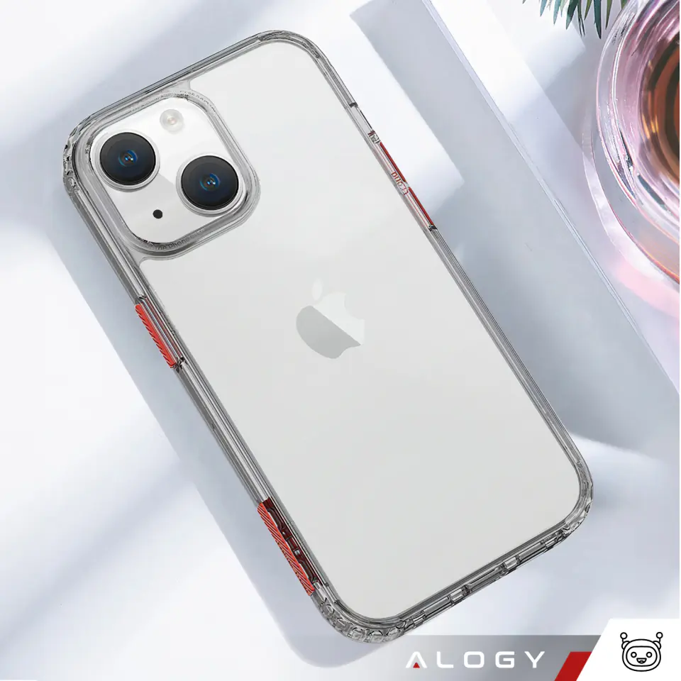 Etui na telefon Alogy Protective Case obudowa ochronna do Apple iPhone 14 Plus Czarno-przezroczyste