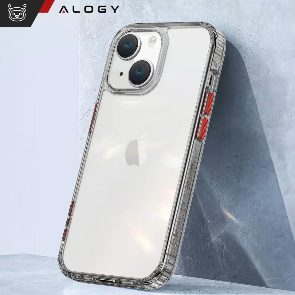 Etui na telefon Alogy Protective Case obudowa ochronna do Apple iPhone 14 Plus Czarno-przezroczyste