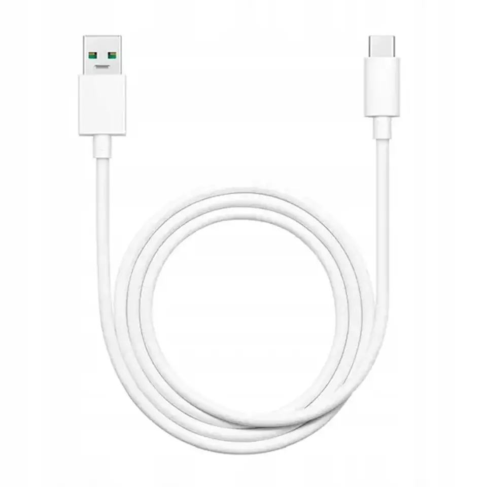 Kabel przewód Oppo DL129 USB do USB-C Type C 1m Biały