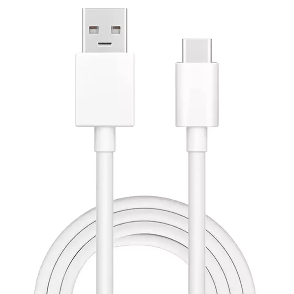 Kabel przewód Oppo DL129 USB do USB-C Type C 1m Biały