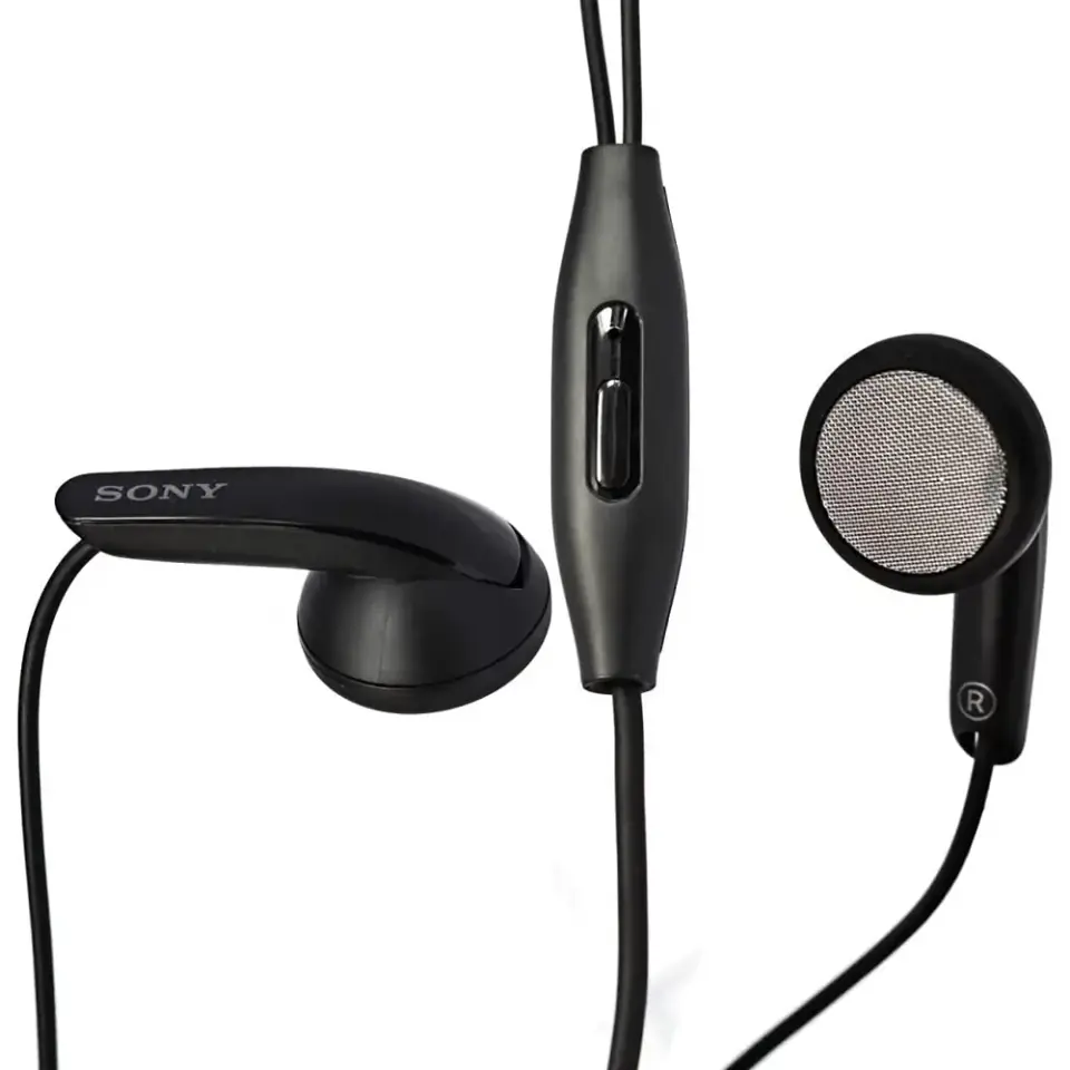 Słuchawki douszne Sony Ericsson Sony MH-410C przewodowe mini jack 3.5mm mikrofon czarne