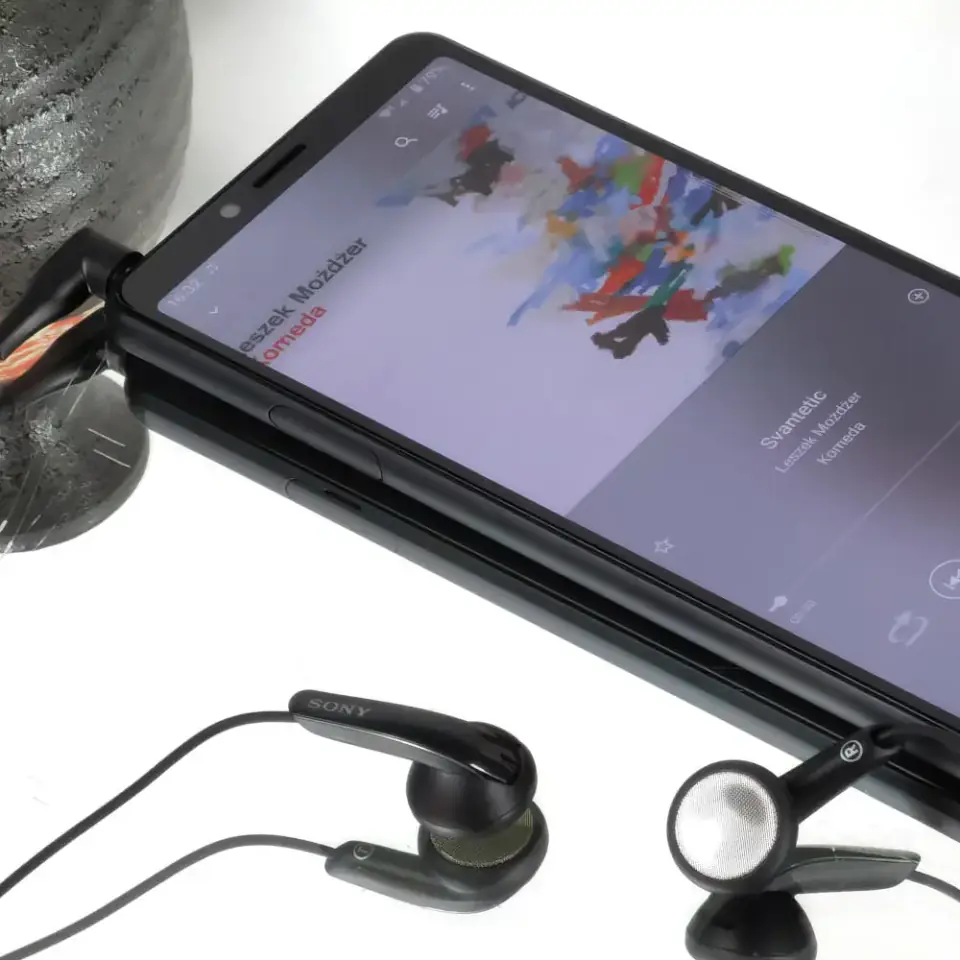 Słuchawki douszne Sony Ericsson Sony MH-410C przewodowe mini jack 3.5mm mikrofon czarne