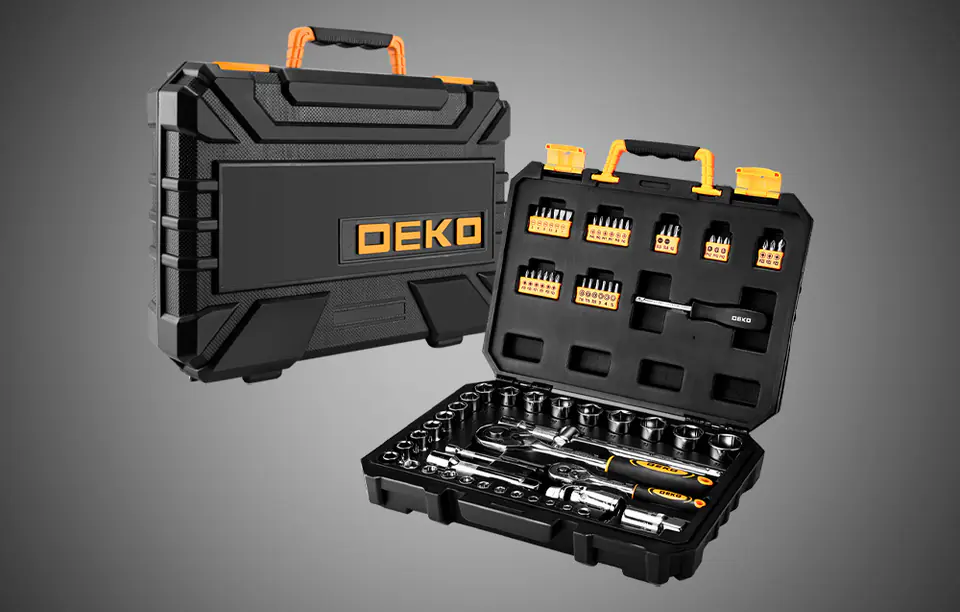 Zestaw narzędzi Deko Tools DKMT72, 72 sztuk
