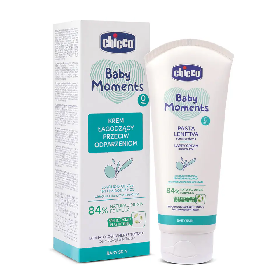 Chicco Baby Moments soothing cream against nappy rash 0m + 100ml