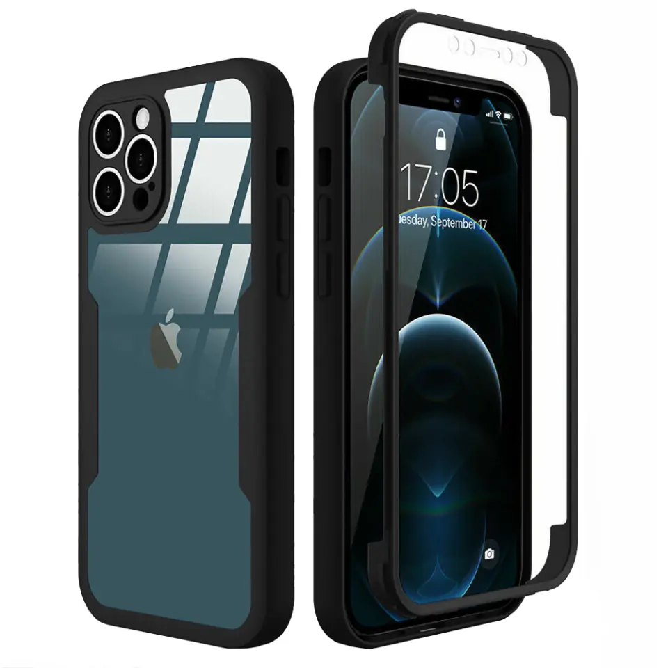 Etui Pancerne 360 obudowa Alogy Armor Case na telefon do Apple iPhone 13 Pro Black