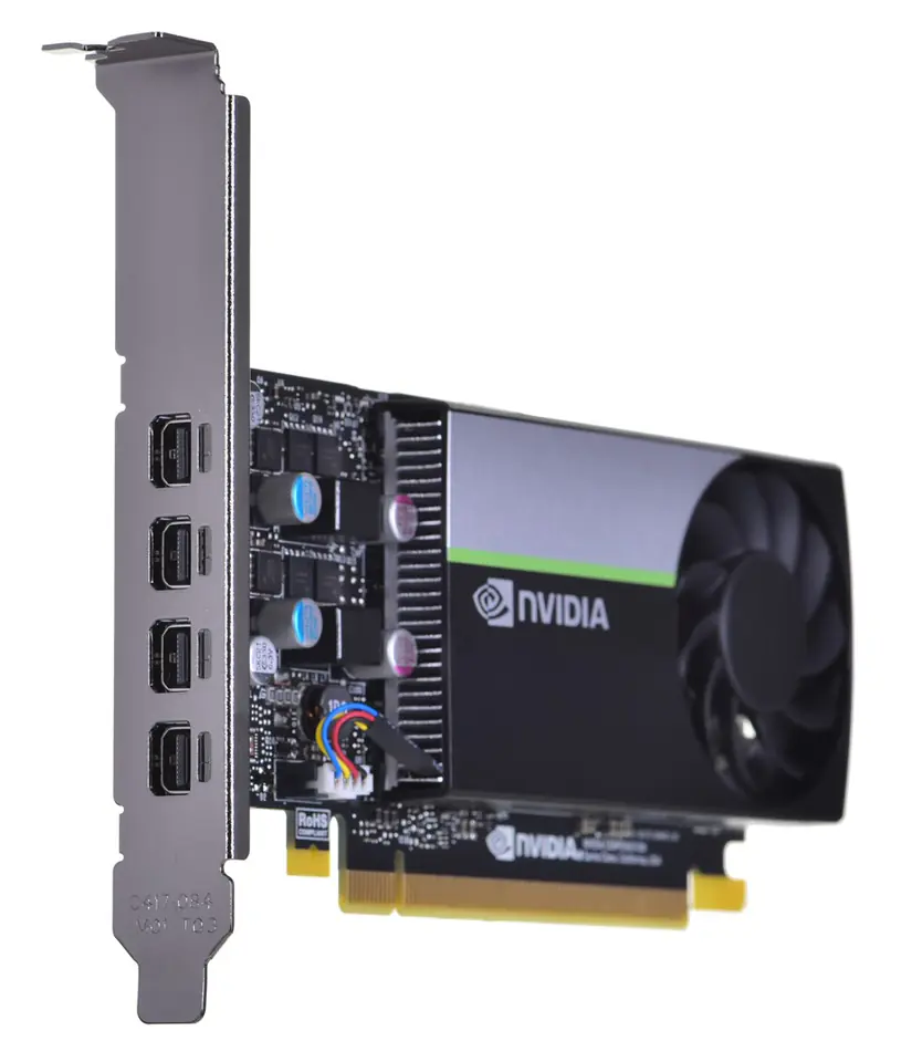 PNY VCNT1000-BLK NVIDIA T1000 4GB GDDR6 4x MINI DISPLAYPORT PCI