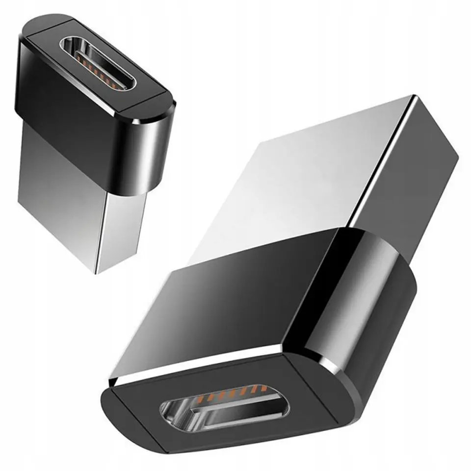 Adapter USB do USB-C srebrny