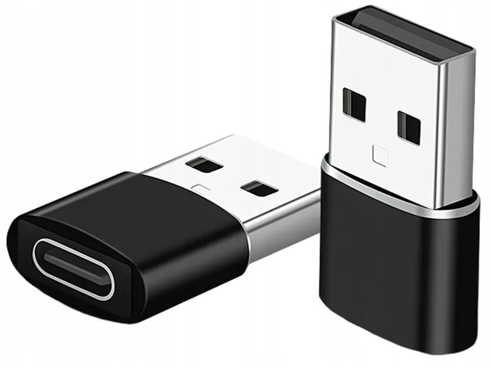 Adapter USB do USB-C srebrny