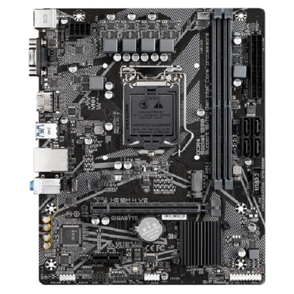 Gigabyte H510M S2H V2 carte mère Intel H510 Express LGA 1200 micro ATX